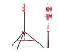 Monolight-CS043 - Trípode de luz para fotografía resistente, 52.3 x 10.6 x 3.5 pulgadas, soporte de estudio plegable portátil para transmisión en vivo, anillo de luz, Monolight-CS043