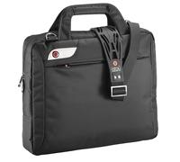 monolith 2F00IS0102 - Funda para portátil Slimline de 15,6" i-Stay en negro, hasta 12 kg, bolsillo con cremallera, maletín de negocios
