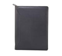 monolith - Carpeta de reuniones con Bloc de Notas y calculadora | Portadocumentos con aspecto de piel, con compartimentos y un compartimento para documentos A4