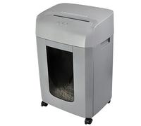 MONOLITH Destructor de Documentos de Papel Profesional, Alta Seguridad Micro Corte, Capacidad de 10 Hojas, Grapas y Tarjetas de crédito, rápida y Gran Volumen, Bandeja extraíble 23L, con Ruedas