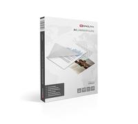 monolith - Láminas de plastificado A4 en paquete de 100 | Fundas para plastificar, 125 micras, de alto brillo y transparentes