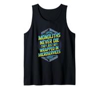Monoliths Never Die Funny Software Architecture Desarrollador Camiseta sin Mangas