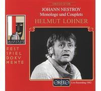 Monologe Und Couplets by JOHANN NESTROY (1998-07-06)