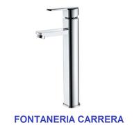 Monomando de lavabo alto inoxidable serie Roma Inox grifo para baño Imex