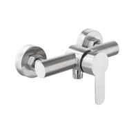 Monomando Ducha, Grifo Monomando Ducha, Grifo Ducha Baño de Pared Acero Inoxidable 304, Mezclador de Duchas Salida Inferior Universal G1/2 con Accesorios