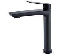 Monomando Grifo de lavabo caño alto Imex Luxor Negro BDX023-3NG