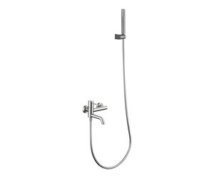 Monomando kit baño/ducha Monza níquel cepillado Imex