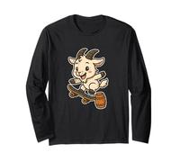 Monopatín Cabra Barril Retro Manga Larga