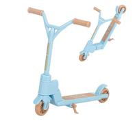 Monopatín de Dedos Mini,Gadget De Escritorio Plegable De Dos Ruedas Con Superficie Antideslizante - Patinete Para El Entrenamiento De Los Dedos,Para Niños Hogar Viaje Anti-Estrés Entretenimiento y Eje