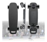 Monopatín eléctrico Offroad Longboard con control remoto de 4 velocidades, motor sin escobillas 350-700 W, velocidad máxima 20-35 km, asa de transporte ligera, DualDrive