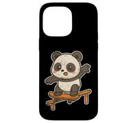 Monopatín Kawaii Panda Cartoon Carcasa para iPhone 14 Pro MAX