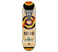 Monopatín Mob Eyechart 8.25 Complete - Tabla completa de 32 x 8,25 pulgadas - 7 capas de madera de arce - montado - Monopatín para principiantes y profesionales para jóvenes, adultos - ojo