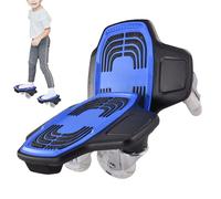 Monopatín para principiantes, monopatín para adultos - Rodillo portátil antideslizante para patines,Placas de patín de alto rebote con ruedas de PU, patineta dividida en tabla, para deslizamiento al a