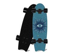 monopatín, Patineta cóncava de 8 Capas, Doble Cruiser con Base Arce Canadiense, Patines 28 x Pulgadas for Adolescentes