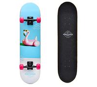 Monopatín patineta Retro Madera Skateboard Completo niños jóvenes Adultos Mejor Calidad Robusto Ligero