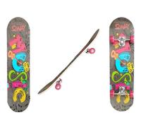 Monopatín profesional para adultos, adolescentes, niños, adolescentes, principiantes, grande, 78 x 20 cm, 7 capas, madera de arce canadiense doble tabla cóncavo trick monopatín colorido (3)