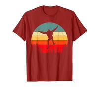 Monopatín Stunt Skater Joven Niños Regalo Camiseta, Hombre, Arándano, XXL