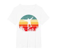 Monopatín Stunt Skater Joven Niños Regalo Camiseta, Mujer Tallas Grandes, Blanco, 2XL Grande