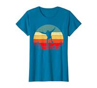 Monopatín Stunt Skater Joven Niños Regalo Camiseta, Mujer, Zafiro, M