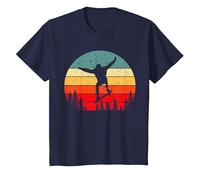 Monopatín Stunt Skater Joven Niños Regalo Camiseta, Niños, Azul Marino, 3 años