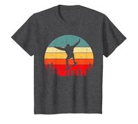 Monopatín Stunt Skater Joven Niños Regalo Camiseta, Niños, Jaspeado Oscuro, 10 años