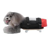 Monopattino per cani personalizzabile per zampe piori sa a rotelle per cani e gatti con ruote silenziose facili da manovrare design in poliestere traspirante ideale per animali disabili S