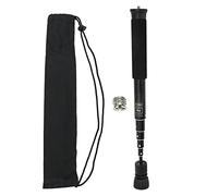 Monopié para Cámara, monopié Portátil Telescópico de Aleación de Aluminio de 6 Secciones para Cámara con Bolsa de Almacenamiento y Tornillo para Cámara Universal, Micro SLR,