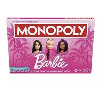 Monopoly Barbie Edition, Juego de Mesa para niños y familias, para Aficionados a los Juegos clásicos, Ideas de Regalos de cumpleaños, a Partir de 8 años