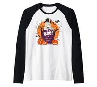 Monopoly Boo Your Rent is Due Halloween Camiseta Manga Raglan