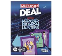 Monopoly Deal: KPOP Demon Hunters, Juego de Cartas | Juegos Familiares para niños y niñas, preadolescentes, Adolescentes y Adultos | De 2 a 5 Jugadores | 15 min | A Partir de 8 años