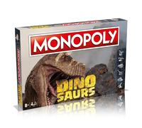Monopoly Dinosaurs Board Game, Advance to T Rex, Velociraptor or Triceratops and