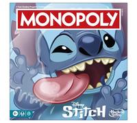 Monopoly: Disney Stitch Juego de mesa familiar con fichas, mapas y ranuras, rápido de aprender, divertido de repetir, de 2 a 6 jugadores, a partir de 8 años, elección perfecta para una noche de juego