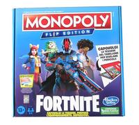 Monopoly Flip Edition: Fortnite - Juego de mesa Monopoly inspirado en el videojuego Fortnite, juegos de mesa para adultos y adolescentes