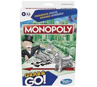 hasbro- Monopoly Grab and Go PT (versión portugués), Multicolor (F8256PT0)