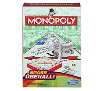 Monopoly Hasbro Gaming Grab & Go Juego de Viaje Compacto, Versión Alemana, Color (B1002100)