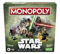 Monopoly Hasbro Gaming Star Wars Return of The Jedi Juego de Mesa para 2 a 6 Jugadores, Inspirado en el Regreso de la película Jedi, Juego para familias y niños a Partir de 8 años (Exclusivo de