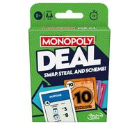 Monopoly Hasbro Juego Deal Estrategia de Cartas 2-5 Jugadores Familia Nuevo