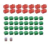 Monopoly Houses & Hotels Set - 32 casas verdes y 12 hoteles rojos de plástico, piezas de repuesto para Monopoly Classic, piezas de juego duraderas y accesorios de juego de mesa para noche de juego