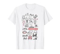 Monopoly Icons Camiseta, Hombre, Blanco, L