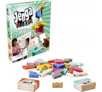Monopoly Jenga Maker, Wooden Blocks, Stacking Tower Game, Game for Kids Ages 8 and Up, Game for 2-6 Players, Multicolor