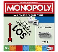 Monopoly Juego básico con Compartimento de Almacenamiento y Figuras de Juego más Grandes