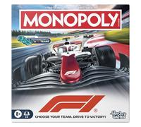 Monopoly Juego de mesa edición F1 | Juego oficial de Fórmula 1 | Juegos familiares para niños, adolescentes y adultos | 2-6 jugadores | 45 minutos | A partir de 8 años - Versión en inglés