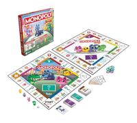 Monopoly Juego de mesa junior (edición 2026) | 2 juegos en 1 para niños más pequeños, tablero de 2 lados | Edad 4+ | 2-4 jugadores | 20 min | Regalos para preescolares - Versión holandesa