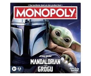 Monopoly: Juego de Mesa Star Wars The Mandalorian and Grogu Edition | Inspirado en la película | Juegos Familiares para niños y Adultos | 2 - 6 Jugadores | a Partir de 8 años