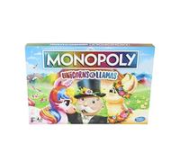 Monopoly Juego de Mesa Unicorns vs. Llamas para Edades de 8 años en adelante, Juega en Unicornio del Equipo o Llama del Equipo [Exclusivo de Amazon] - Exclusivo de Amazon