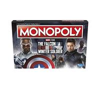 MONOPOLY- capitán américa Marvel Studios Falcon and The Winter Soldier Edition-Juego de Mesa para 2-6 Jugadores a Partir de 14 años (versión Inglesa), Multicolor, Talla única (Hasbro F5851UE2)