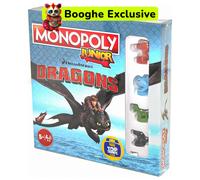 Monopoly Menor como Entrenar a Tu Dragón Edición Diversión Familia Juego de Mesa