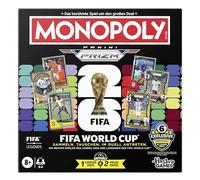 Monopoly Panini Prizm: Juego de Mesa de fútbol de la FIFA World Cup I con Monopoly Panini Prizm FIFA World Cup 2026 Trading Cards I a Partir de 8 años - Versión Alemana