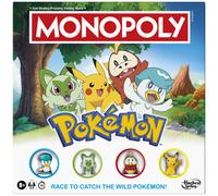 Monopoly Pokémon Edition Board Game Ages 8 and Up 2 to 4 P (Importación USA)