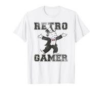 Monopoly Retro Gamer Mr. Monopoly Distressed Style Camiseta